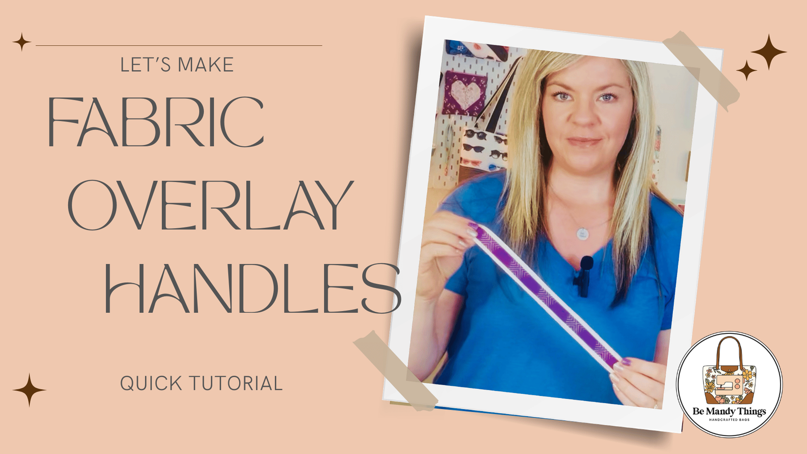 How to Upgrade Plain Cotton Webbing with Fabric Overlay Handles