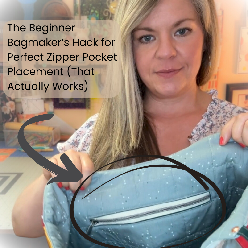 The Beginner Bagmaker’s Hack for Perfect Zipper Pocket Placement (That Actually Works)
