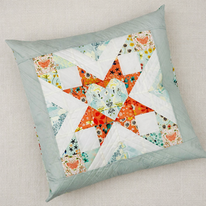 Shining Heart Quilted Pillow PDF Sewing Pattern
