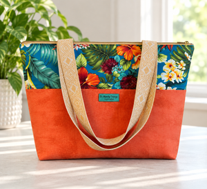 Mae Zipper Tote Bag Pattern + Video