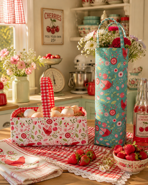 Smitten Chicken Wine Tote