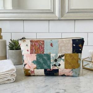 Patchwork Zipper Pouch