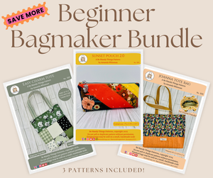 Beginner Bagmaker's Bestseller Bundle - 3 Popular Patterns