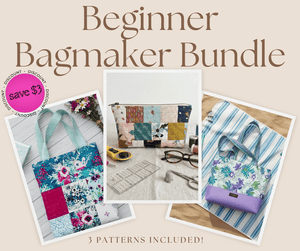 Beginner Bagmaker's Bestseller Bundle - 3 Popular Patterns
