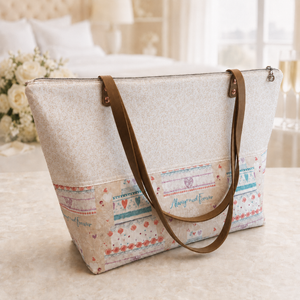 Mae Zipper Tote Bag Pattern + Video
