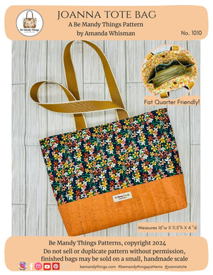 Tote Bag Trio Bundle - 3 Essential Tote Patterns