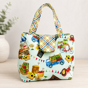 Handmade Insulated Lunchbox | Quilted Tote Bag