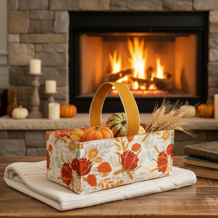 Gifted Stitches Fabric Basket Pattern PDF