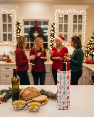 Grapeful Wine Bottle Tote PDF Pattern