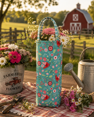 Smitten Chicken Wine Tote