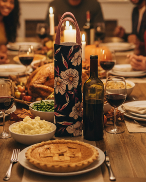 Grapeful Wine Bottle Tote PDF Pattern