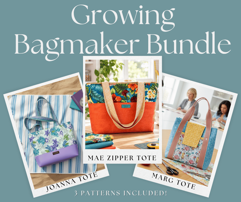 Growing Bagmaker Bundle - 3 Essential Bag Patterns