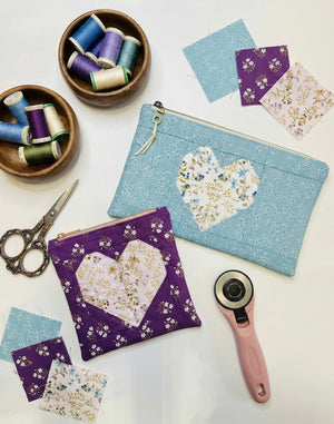 Heartfelt Pouch PDF Sewing Pattern