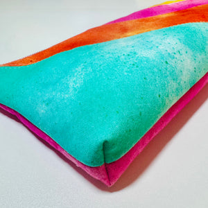 Neon Watercolor Zipper Pouch