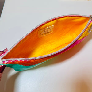 Neon Watercolor Zipper Pouch