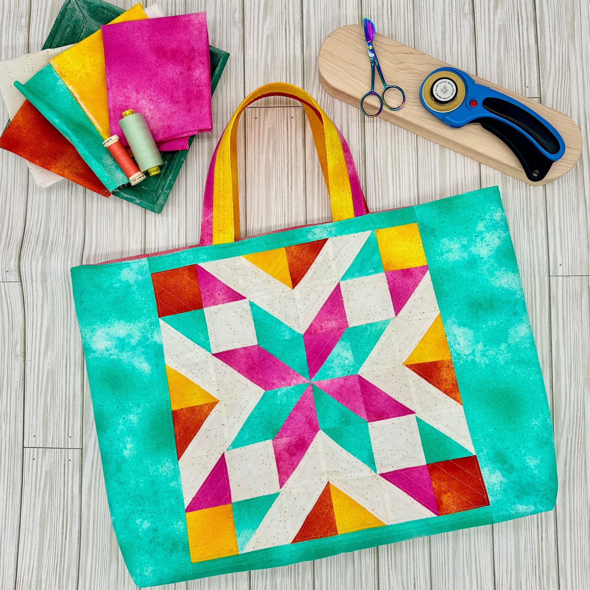 Starry Tote Bag Sewing Pattern