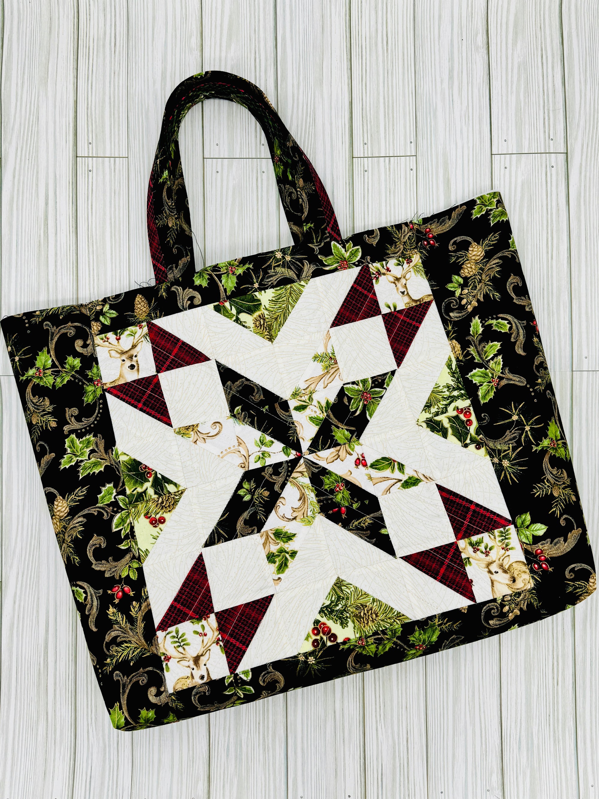 Winter Quilted Tote