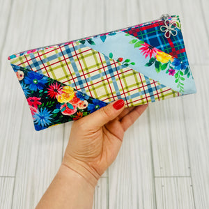 Farmer's Market Patchwork Zip Pouch