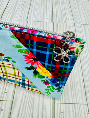 Farmer's Market Patchwork Zip Pouch