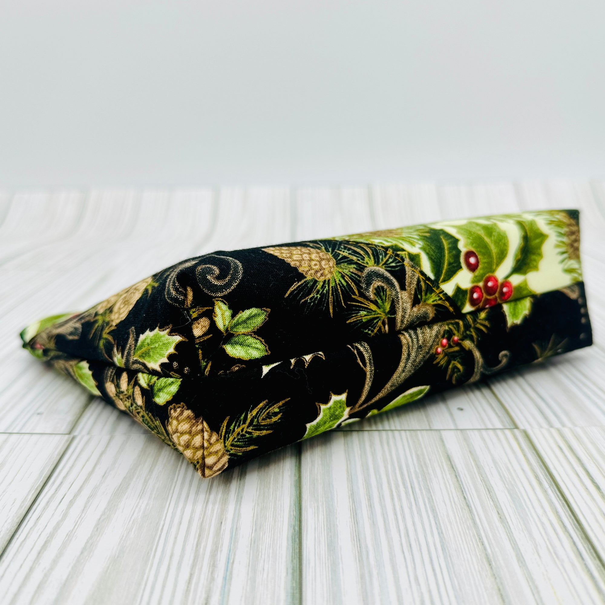 Winter Patchwork Zipper Pouch