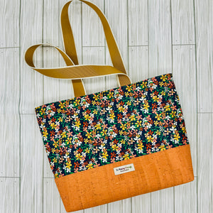 Blossoms & Cork Tote Bag