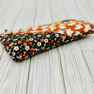 Halloween Patchwork Zipper Pouch