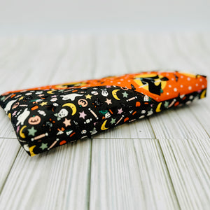 Halloween Patchwork Zipper Pouch