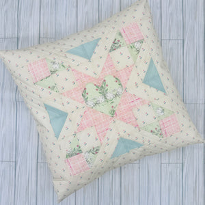 Quilted Heart Pillow Cover (Pillow not Included)