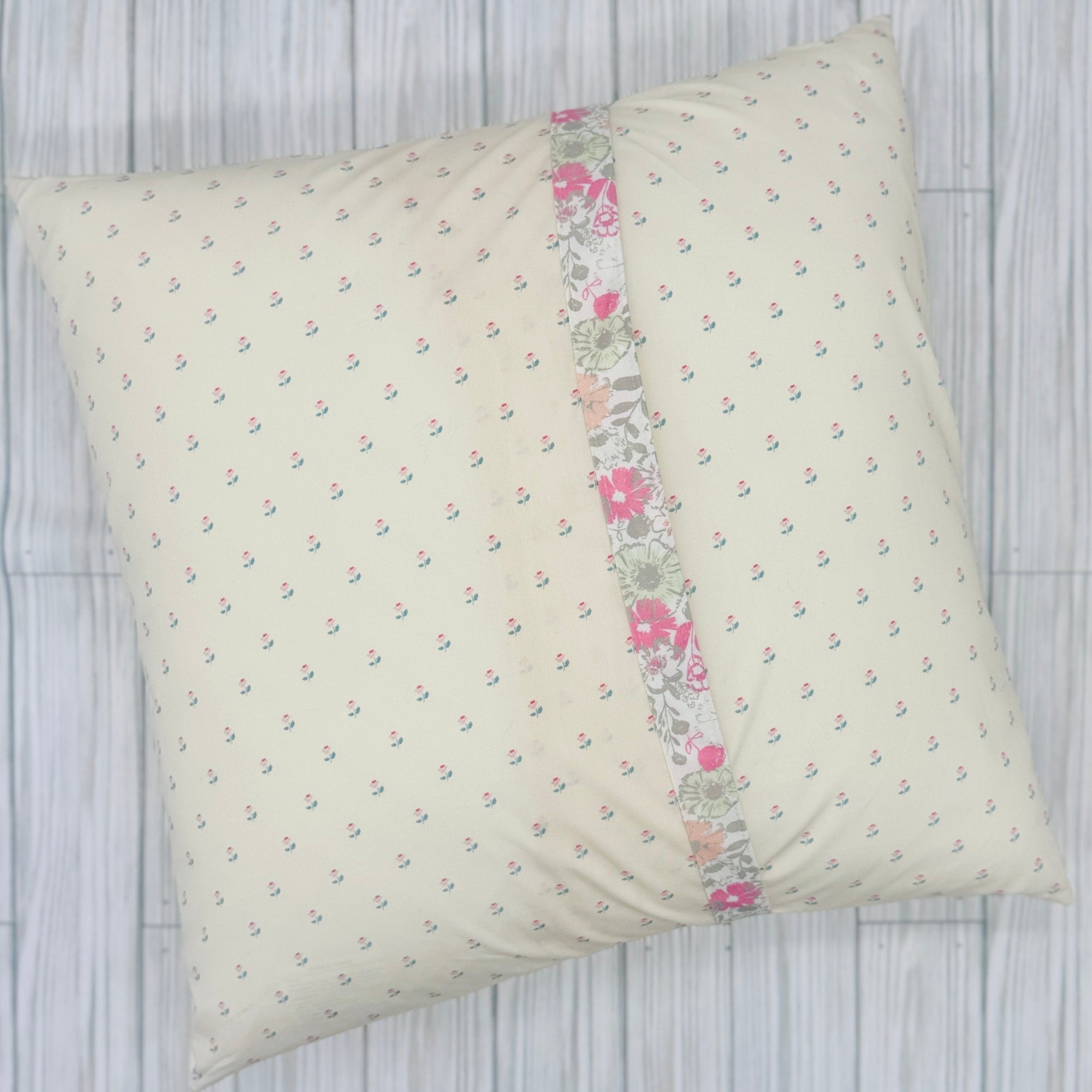 Quilted Heart Pillow Cover (Pillow not Included)
