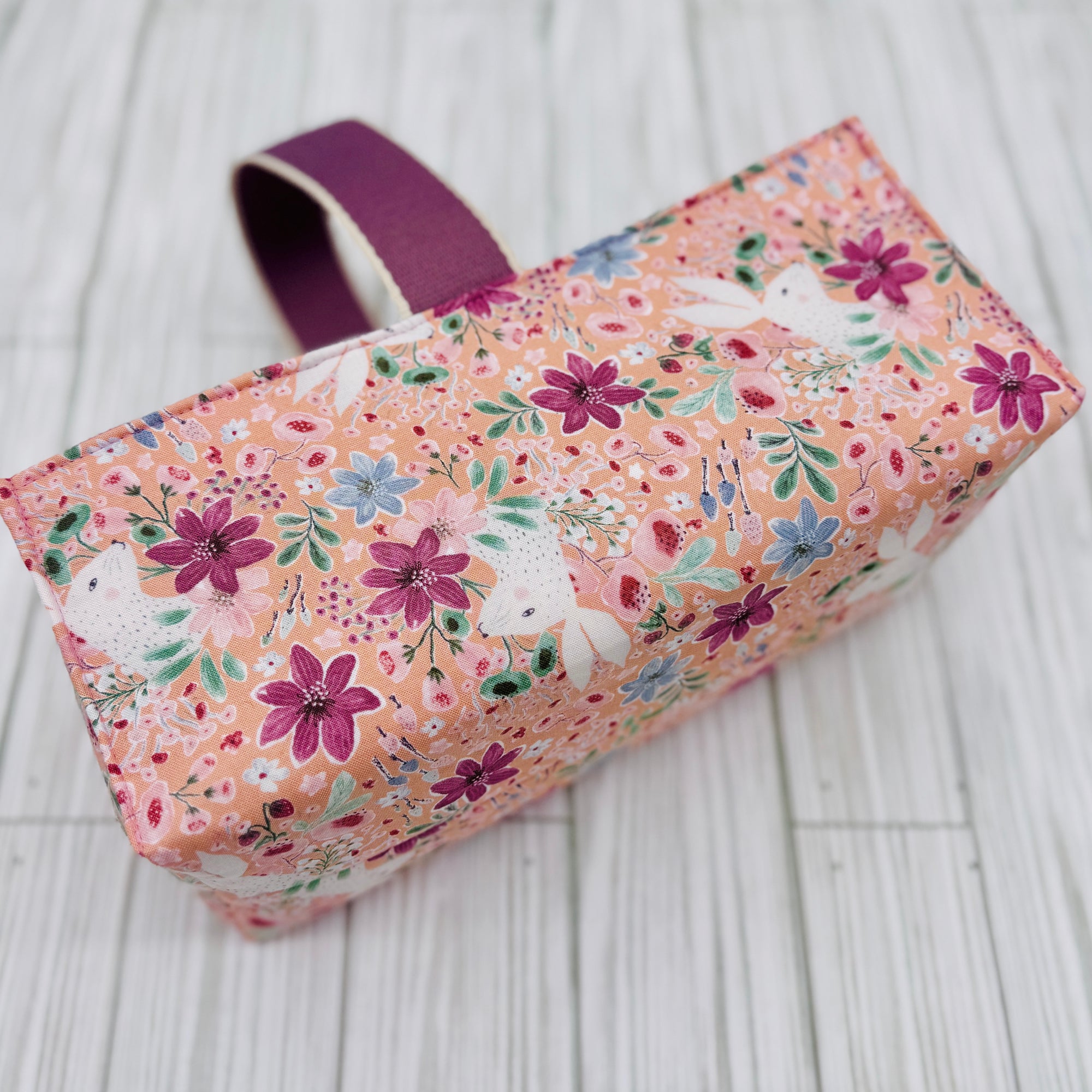 Spring Bunnies Fabric Basket