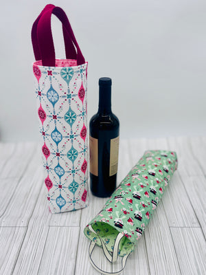 Be Mandy Things Grapeful Wine Bottle Tote Pattern
