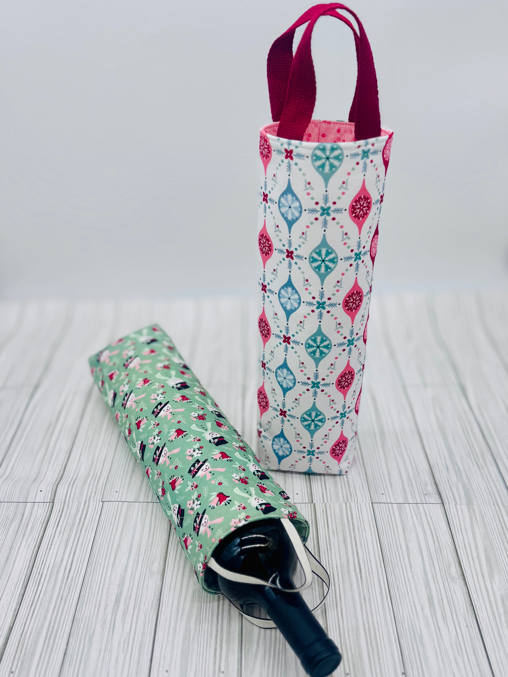 Be Mandy Things Grapeful Wine Bottle Tote Pattern