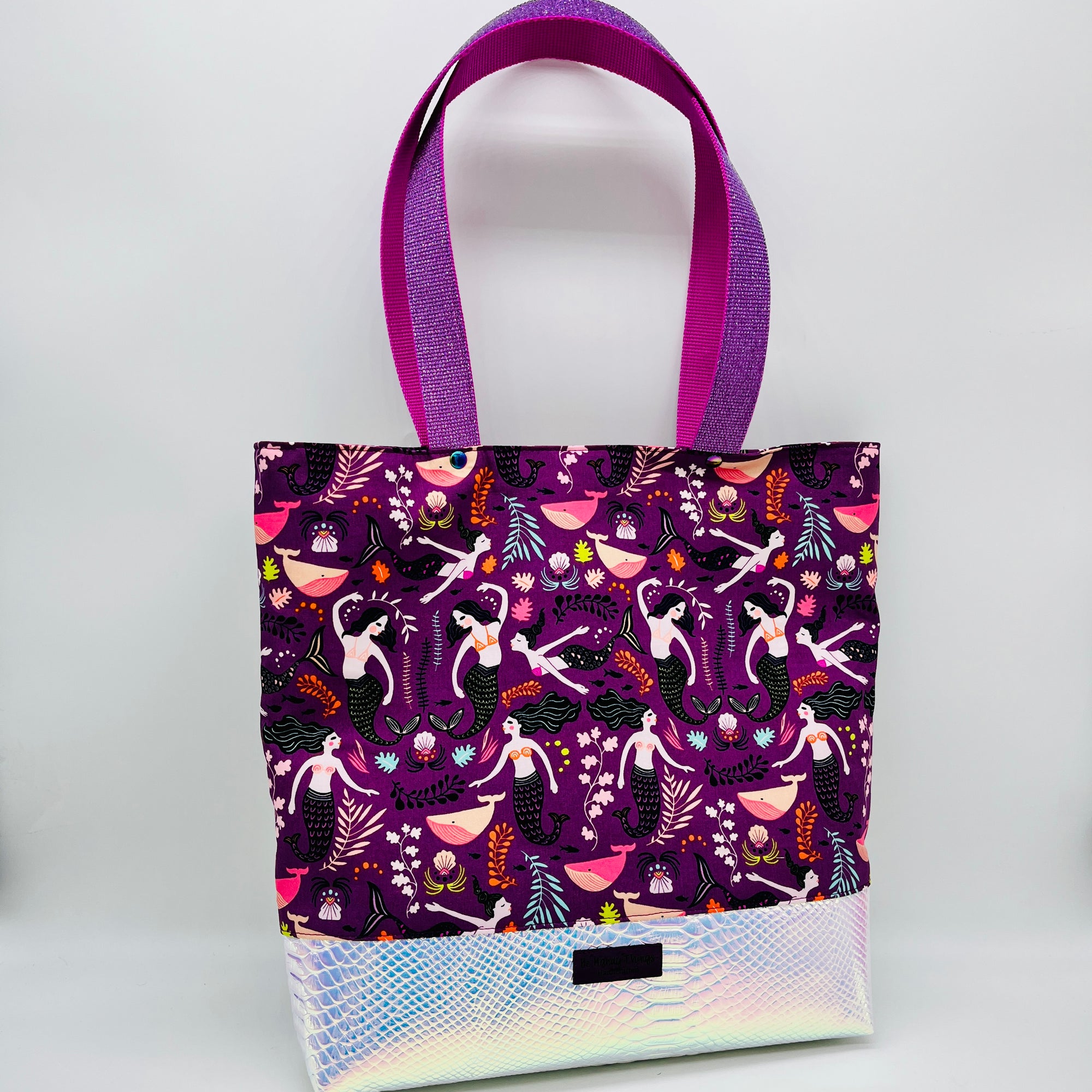 Mermaid Vinyl Tote Bag