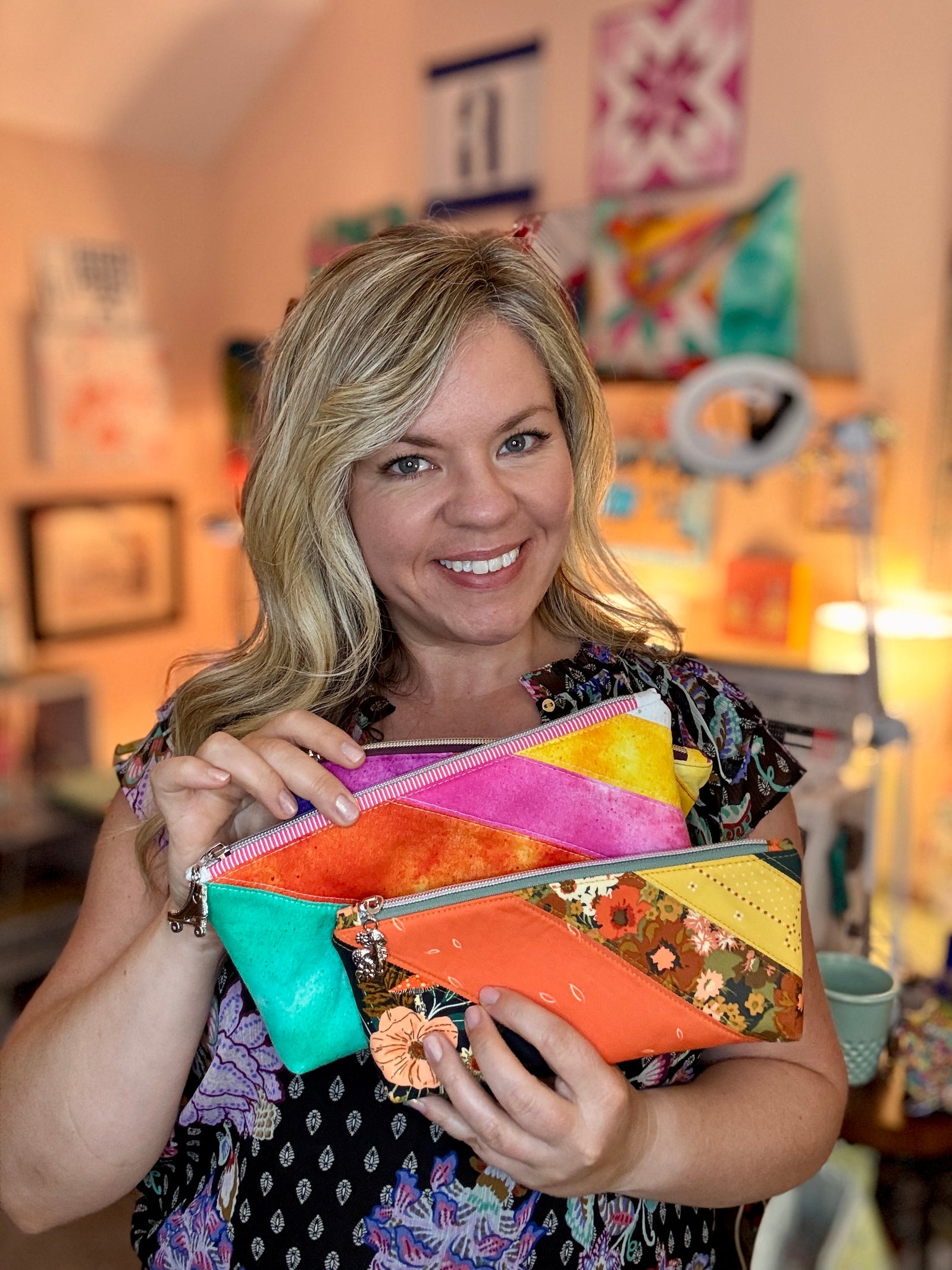 Sunset 2.0 Zipper Pouch PDF Sewing Pattern