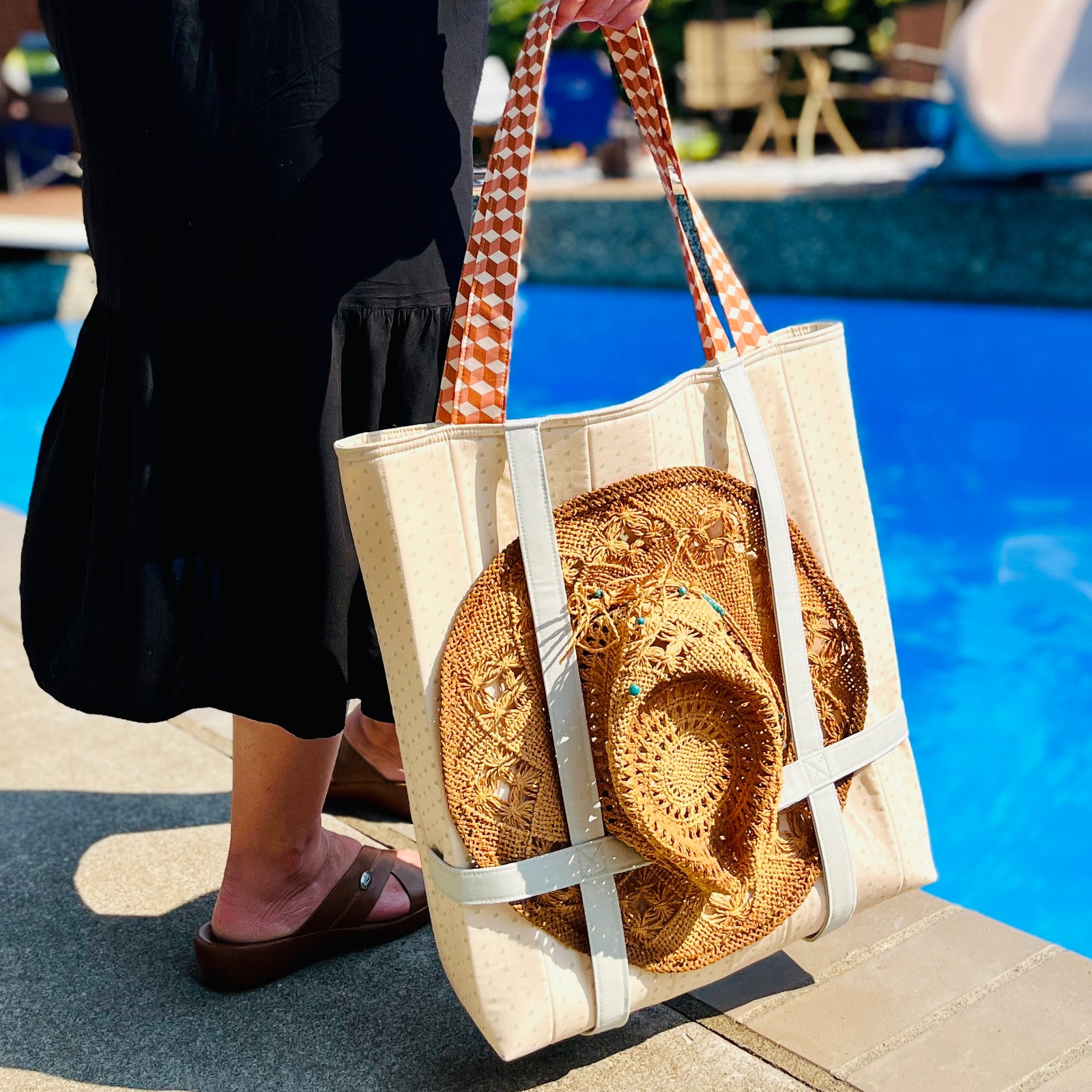 Sun Hat Tote