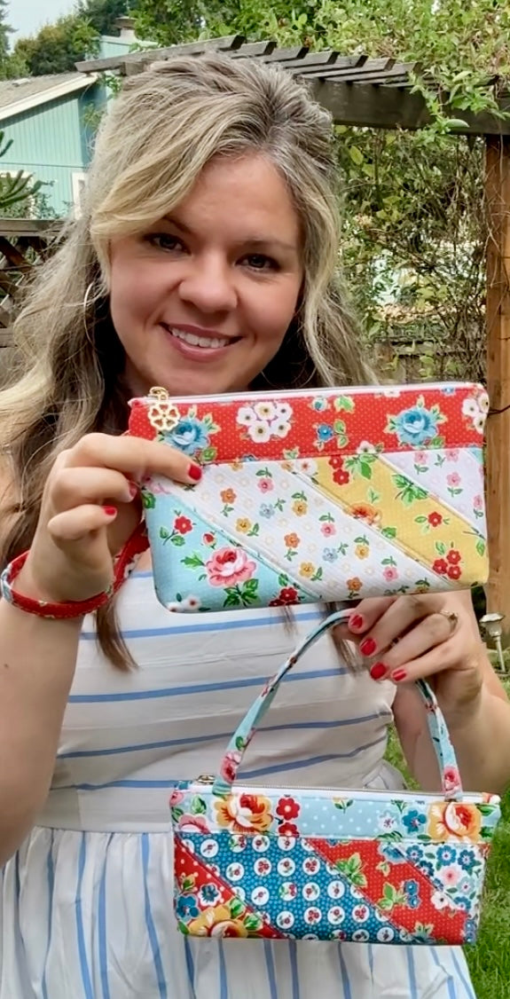 Luna Mini Handbag & Wristlet PDF Sewing Pattern