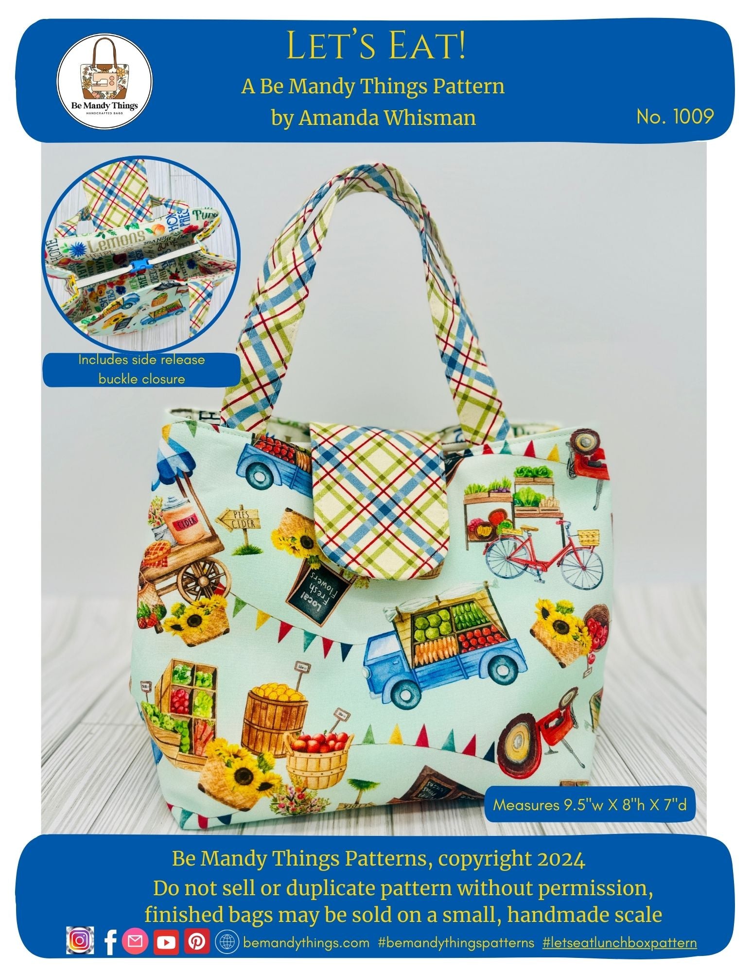 Sew Better Bags eBook + Let's Eat Lunchbox Pattern Bundle
