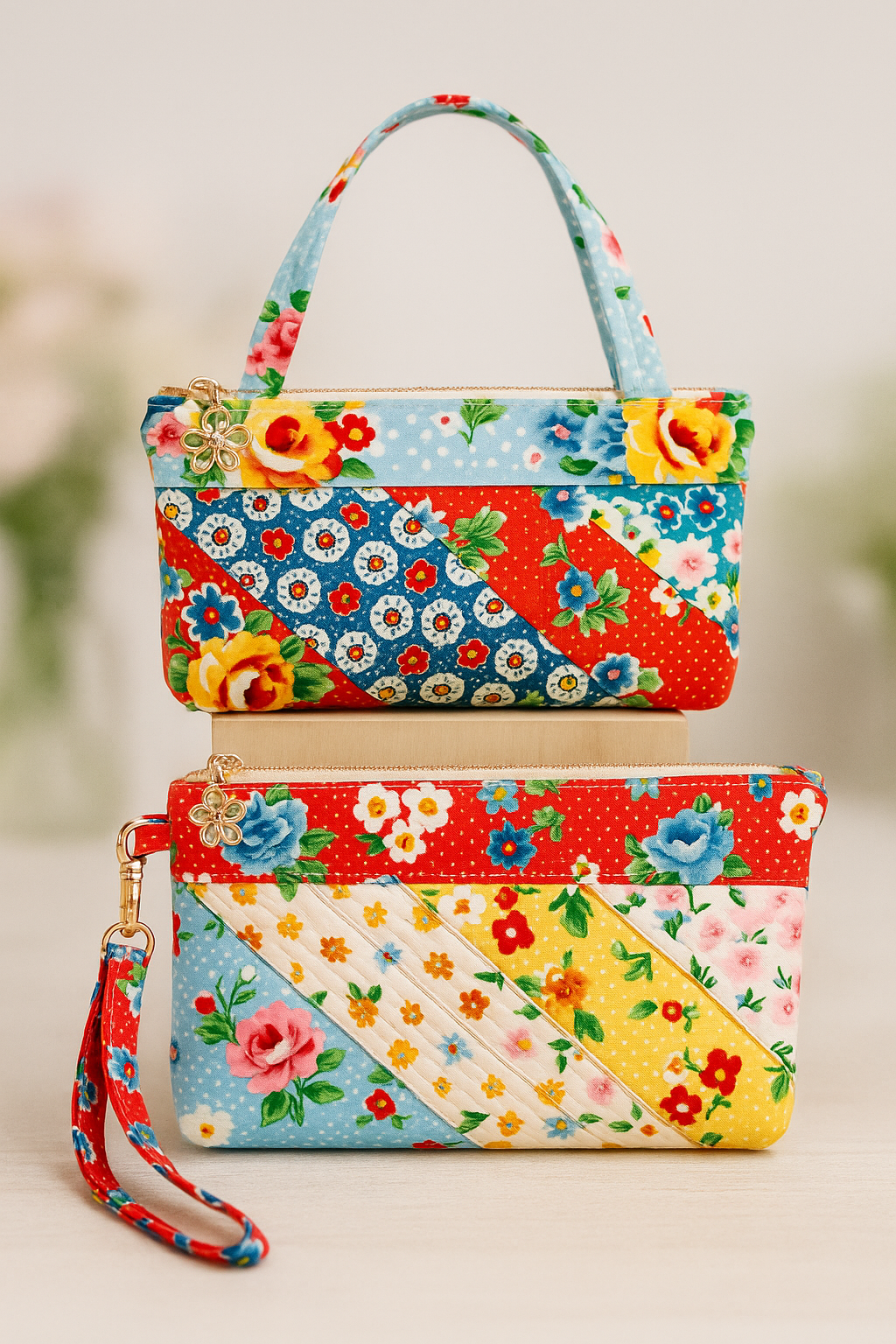 Luna Mini Handbag & Wristlet PDF Sewing Pattern