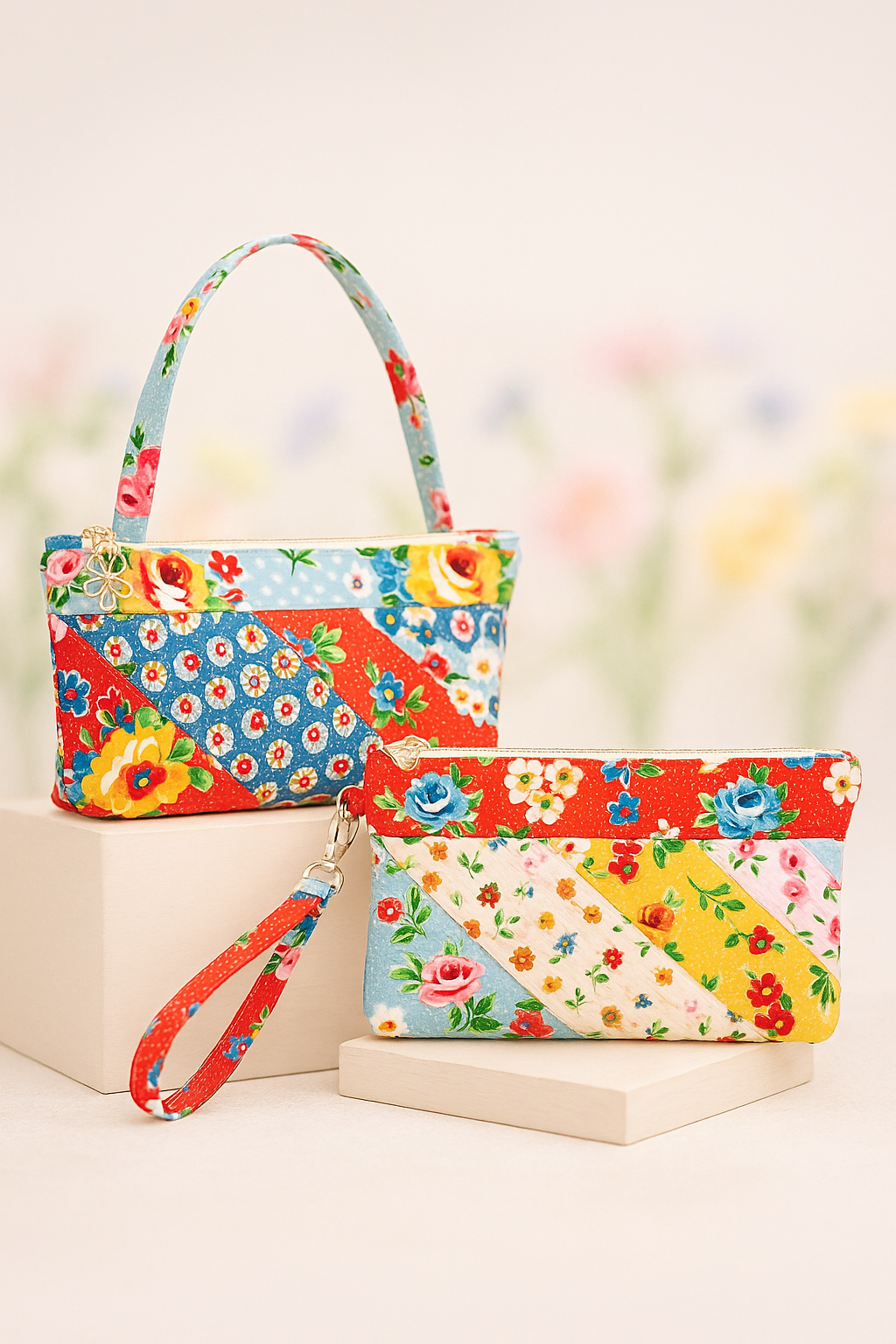 Luna Mini Handbag & Wristlet PDF Sewing Pattern