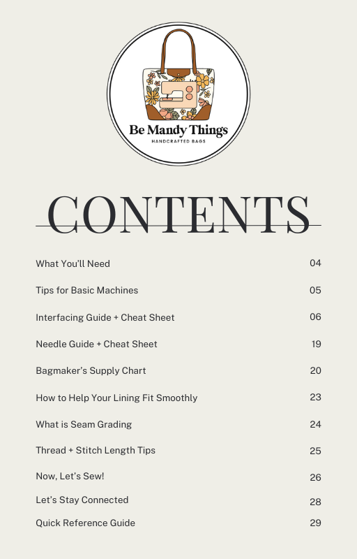 Sew Better Bags eBook: Confident Bagmaking on a Basic Machine