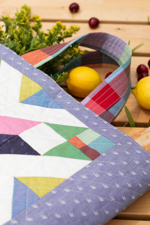 Starry Tote Bag Sewing Pattern - Quilted Tote PDF