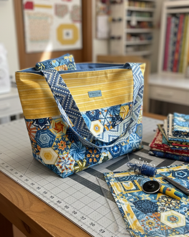 Kathy Tote Sewing Pattern – Beginner-Friendly PDF Tote Pattern