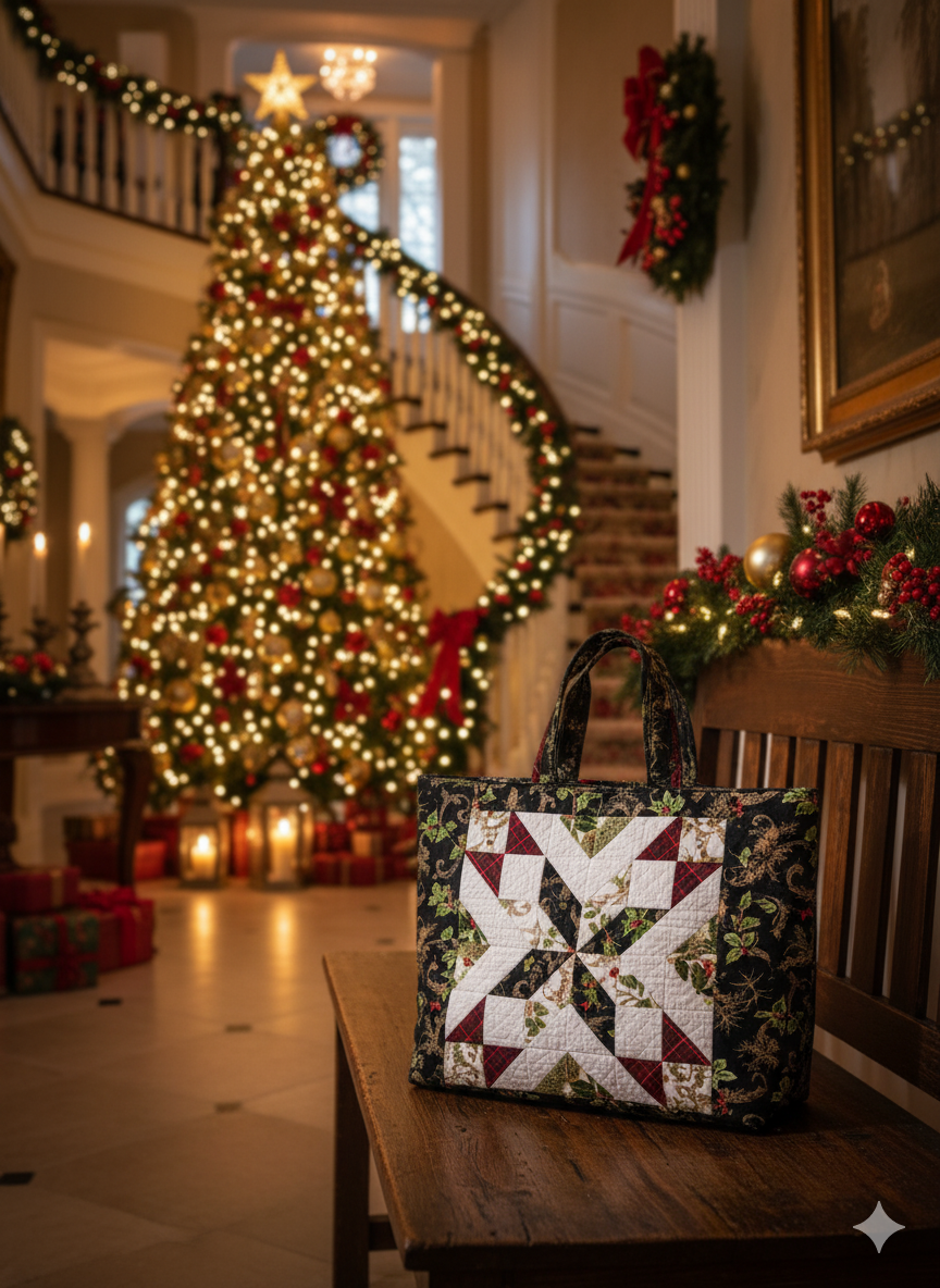 Starry Tote Bag Sewing Pattern - PDF Version