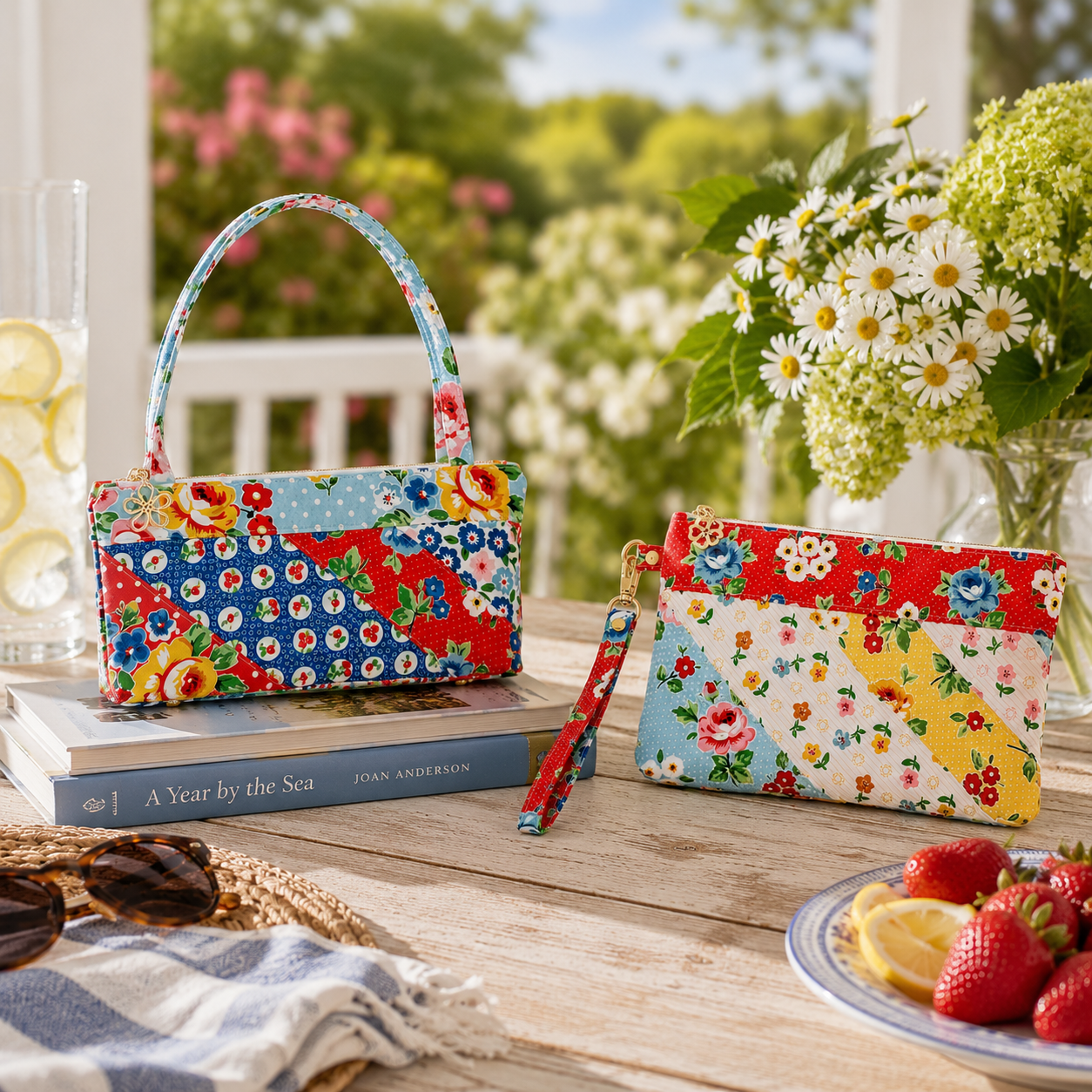 Luna Mini Handbag & Wristlet PDF Sewing Pattern