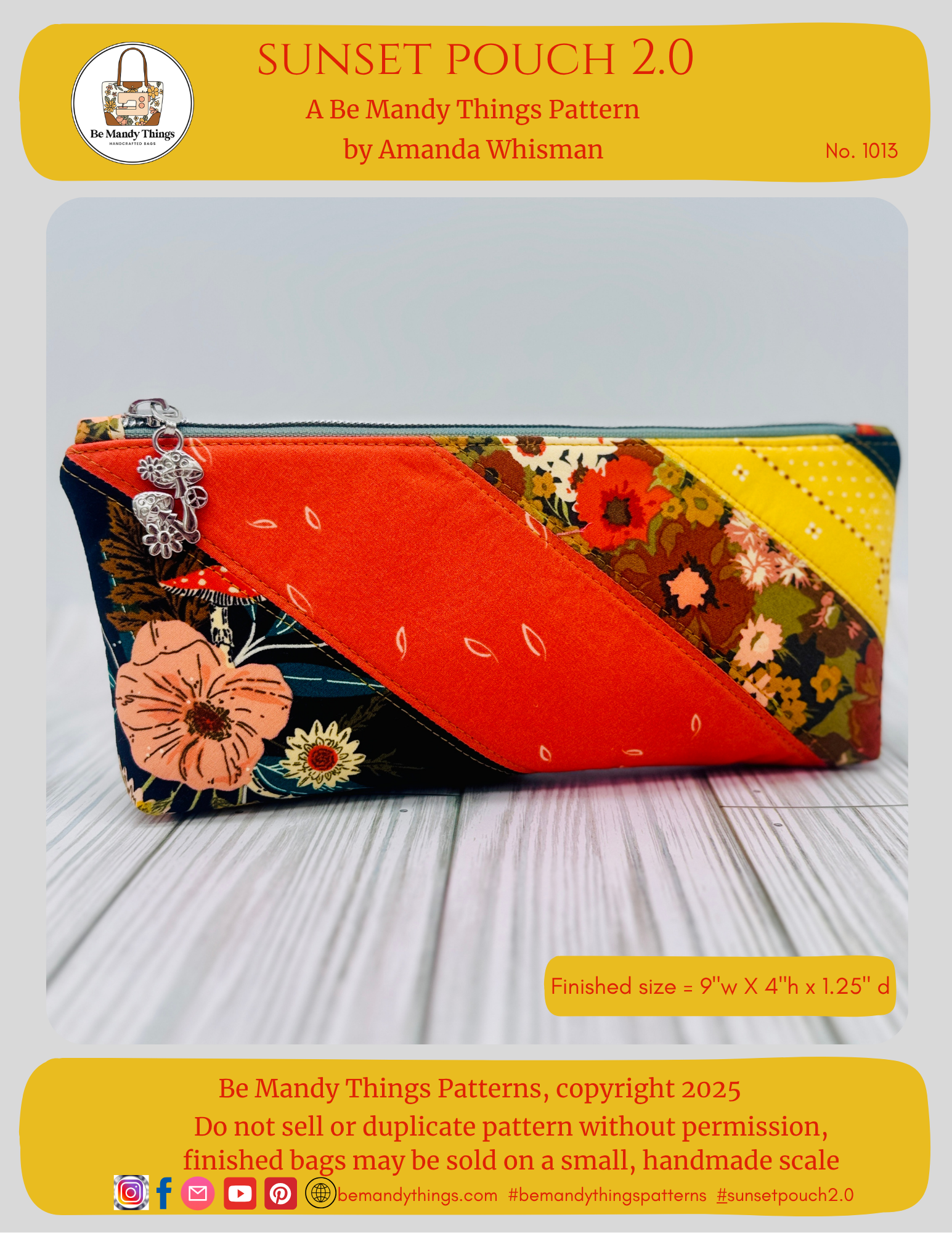 Handcrafted Bags & Beginner Sewing Patterns | Be Mandy Things