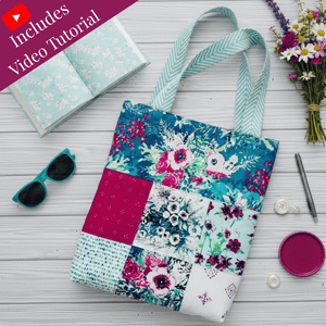 Easy Charm Tote Pattern - Beginner-Friendly PDF with Video