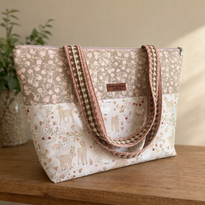 Mae Zipper Tote Bag Pattern + Video