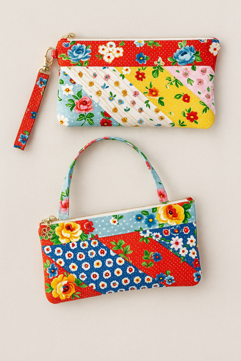 Luna Mini Handbag & Wristlet PDF Sewing Pattern