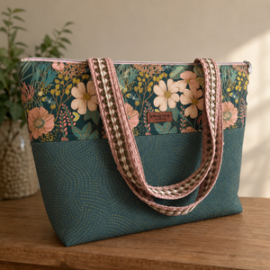 Mae Zipper Tote Bag Pattern + Video