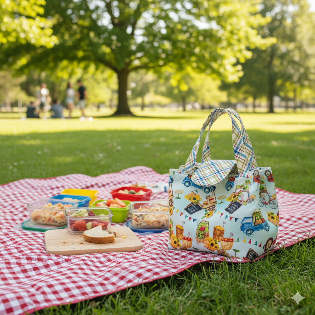 Let's Eat Lunchbox Pattern - PDF Version